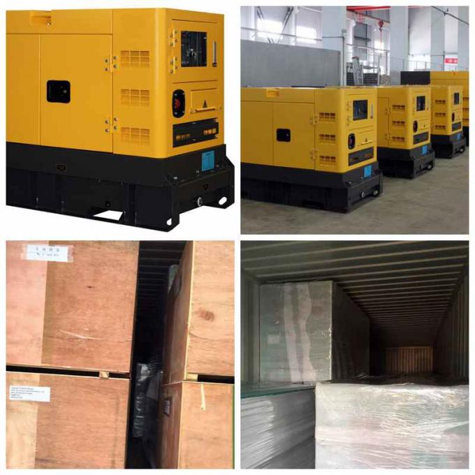 125Kva поддержки комплекта генератора электричества 3 участков Exciter AC тепловозной вращая