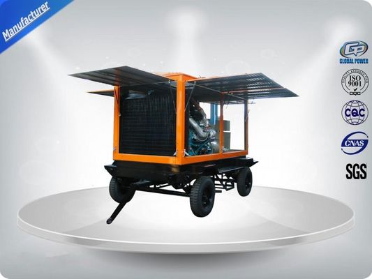 Китай 900Kva 3 восьмицилиндрового тепловозных генератора участка установленных трейлером звукоизоляционных поставщик