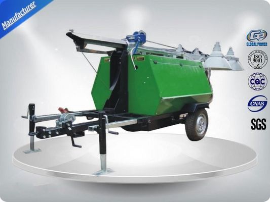 Китай Переносные светодиодные осветительные мачты / Осветительные мачты на прицепах с телескопической мачтой поставщик