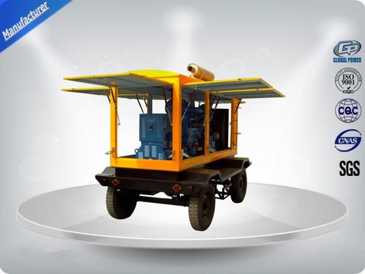 Ход 50kva ISUZU тепловозное Genset 4JB1T-S комплекта генератора 4 Moblie Tralier тепловозный/46 поставщик